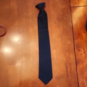 Clip On Black Tie